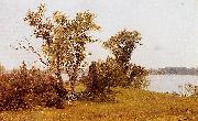 Albert Bierstadt Sailboats on the Hudson at Irvington china oil painting artist